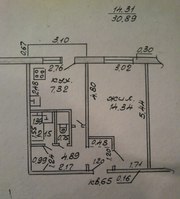 Продам 1-ю  приватизированную квартиру  по ул. Горелика